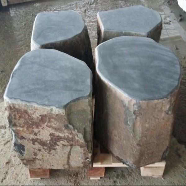 Black Basalt Chair For Exterior