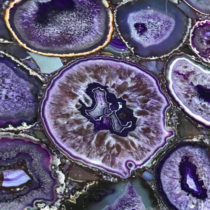 Purple Gemstone Agate 
