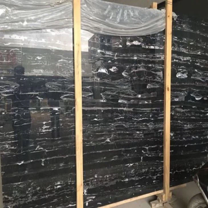silver dragon polished marble