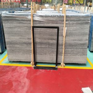Lastra di marmo di legno blu