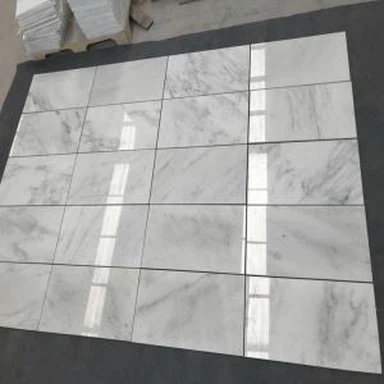Piastrella orientale in marmo bianco