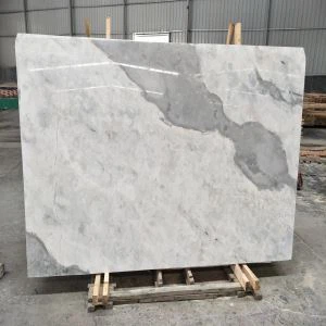 Lastra di marmo bianco cielo