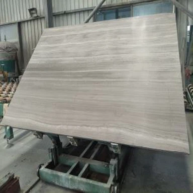Wooden White Marble Slab