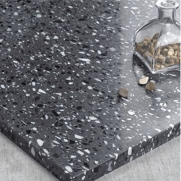 black mosaic