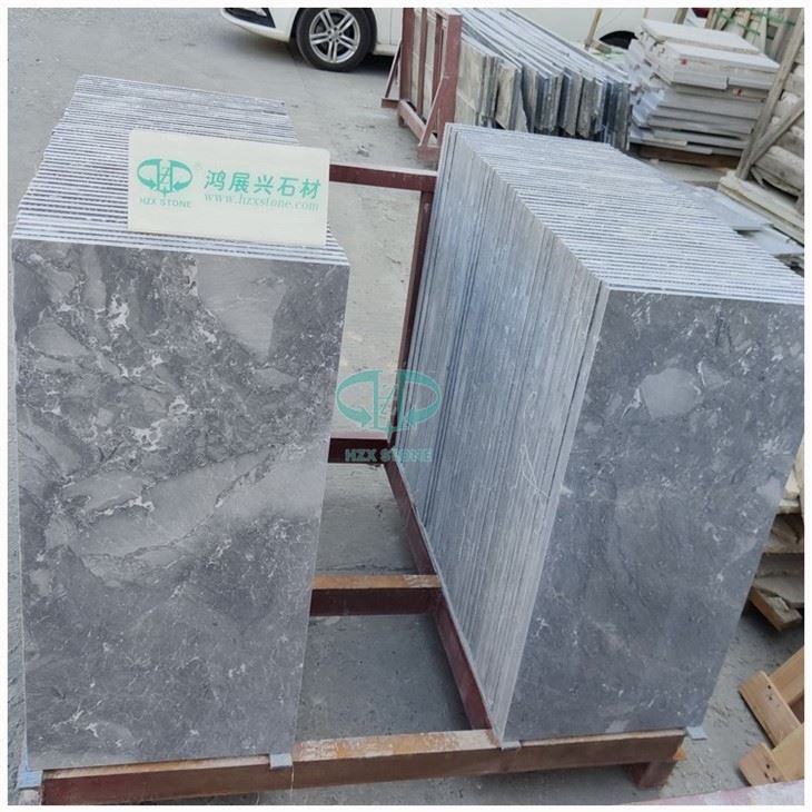 Dark Grey Marble Floor Paver Stone