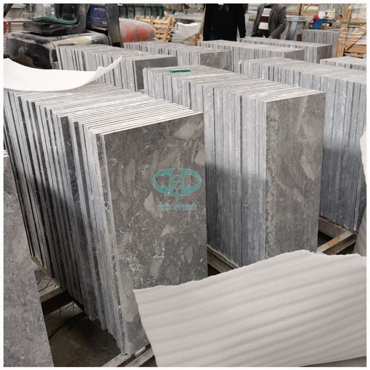 Dark Grey Marble Floor Paving Tiles