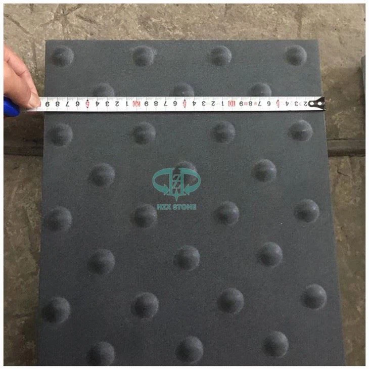 Black Granite Tractile Paving