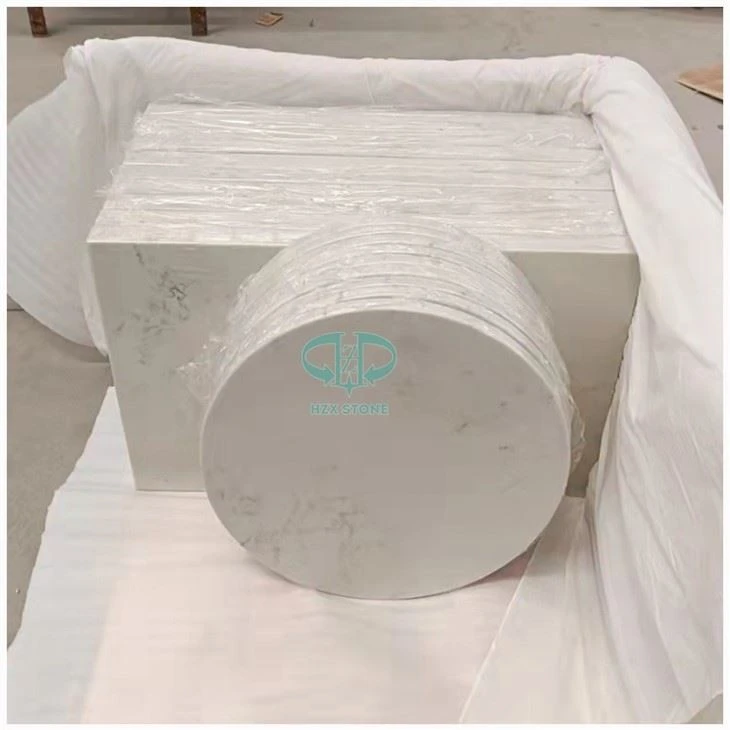 White Quartz Stone Coffee Table