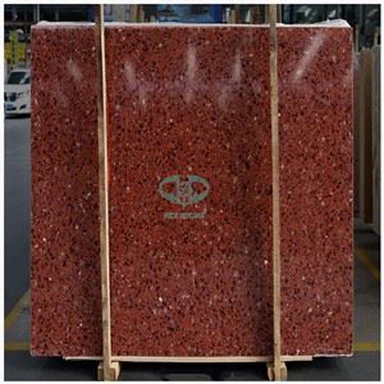 Terrazzo rosso scuro