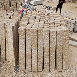 Naturale G682 Giallo Rusty Granito Palisade Recinzione Pavimentazione