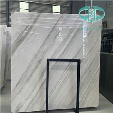 Lastra di marmo bianco statuario