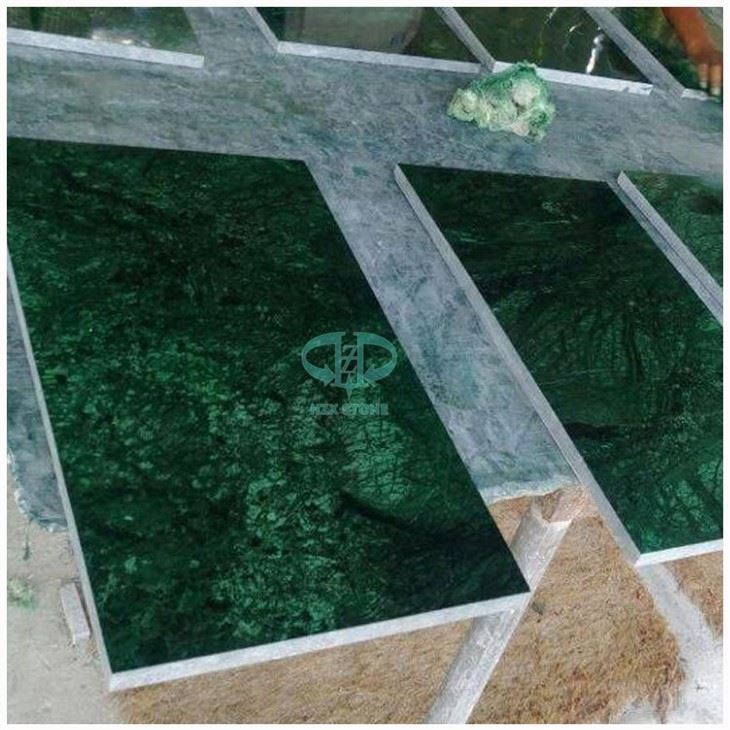 Dark Green Marble Wall Paving Tiles
