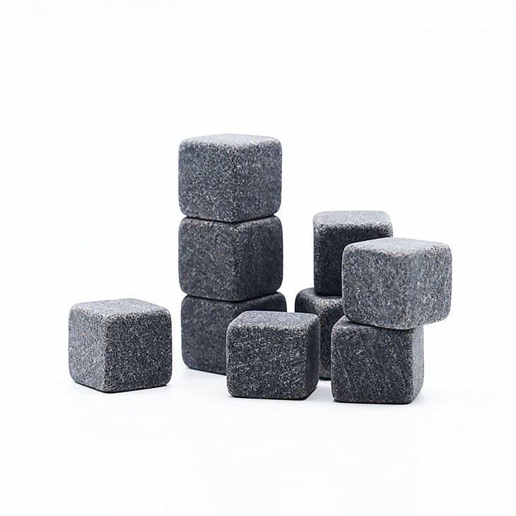 Pietre di whisky di granito nero naturale