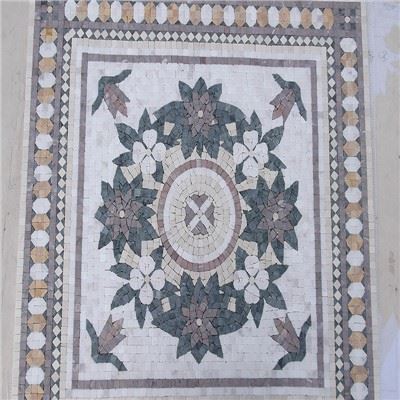 Disegno del mosaico di marmo