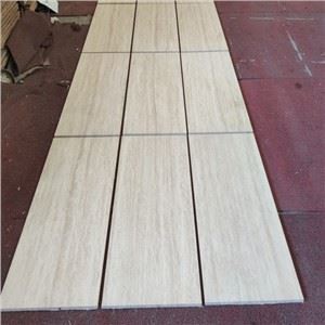 Piastrelle in travertino beige naturale