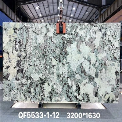 Snow Mountain Blue Marble - Eleganza serena dalla tavolozza della natura